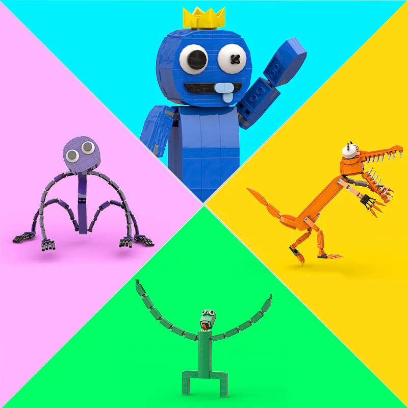 Rainbow Friends MOC Building Blocks Blue Monster Long Handed Kit Set DIY Bricks Anime Figures Model Toys for Kids Christmas Gift
Rainbow Friends MOC Building Blocks Blue Monster Long Handed Kit Set DIY Bricks Anime Figures Model Toys for Kids Christmas Gift
