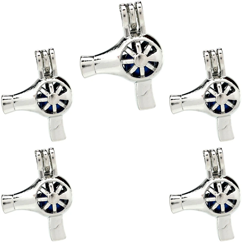 10PCS Plain Charms Hair Dryer Pearl Cage Floating Locket Aromatherapy Diffuser Pendant For Gift Necklace Keychain Jewelry Making
10PCS Plain Charms Hair Dryer Pearl Cage Floating Locket Aromatherapy Diffuser Pendant For Gift Necklace Keychain Jewelry Making