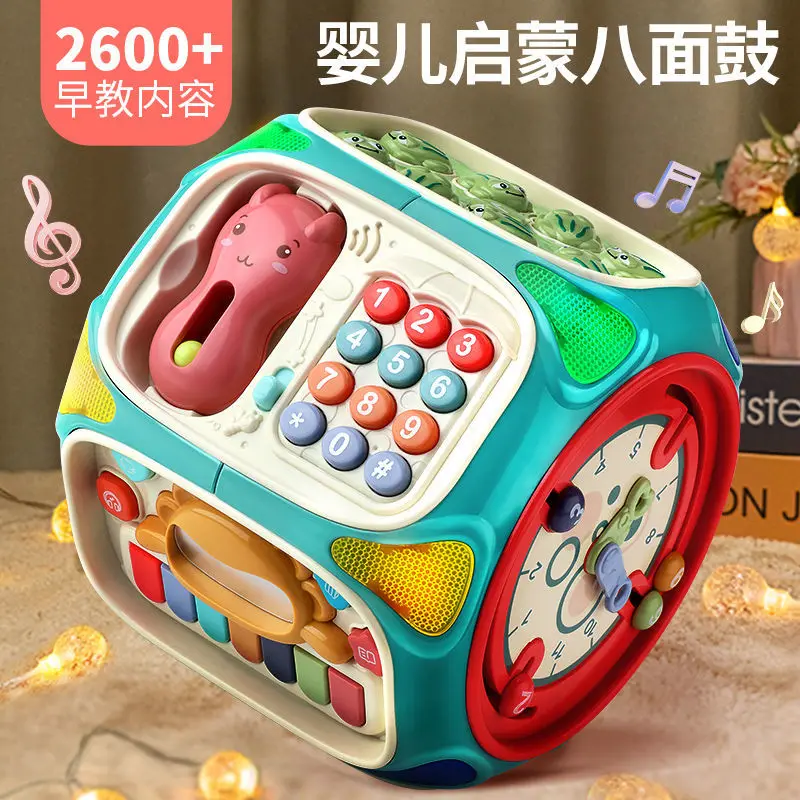 Hand beat drum toy baby children's educational early education octahedron 0 music hexahedron 1 year old baby 6-12 months
Hand beat drum toy baby children's educational early education octahedron 0 music hexahedron 1 year old baby 6-12 months