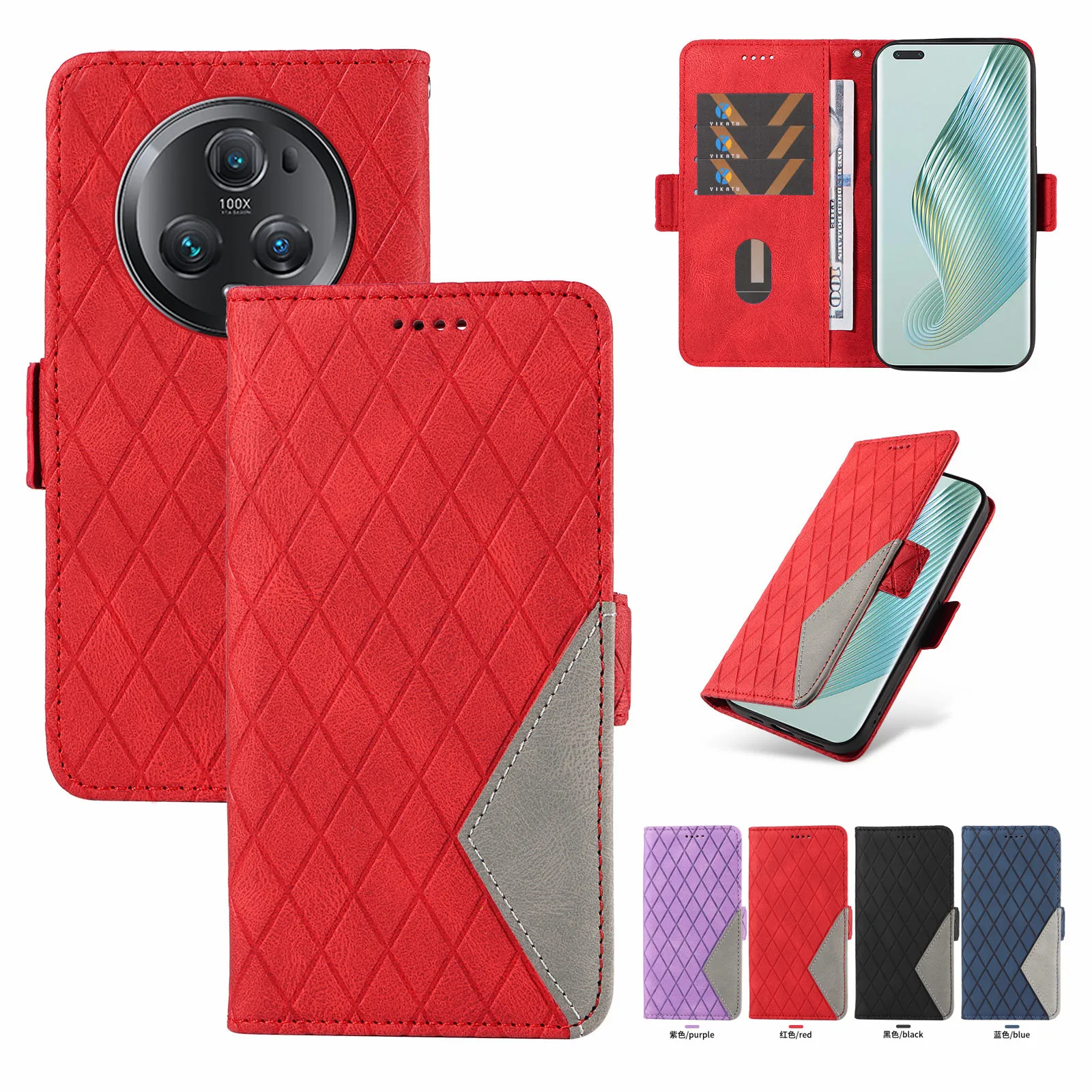 Flip Cover for Honor Magic 5 Pro 4 Lite X8A X7A X40 X9A Y90 Y70 8A X9 X8 X7 X30 X6 Fashion Diamond Pattern Leather Wallet Case
Flip Cover for Honor Magic 5 Pro 4 Lite X8A X7A X40 X9A Y90 Y70 8A X9 X8 X7 X30 X6 Fashion Diamond Pattern Leather Wallet Case