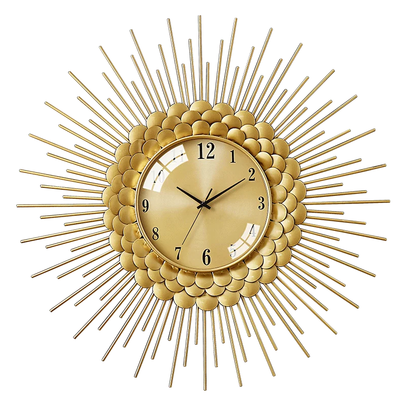 Golden Luxury Wall Clock Metal Living Room Modern Home Decor Wall Watches Home Decor Nordic Clocks Horloge Murale Gift Ideas
Golden Luxury Wall Clock Metal Living Room Modern Home Decor Wall Watches Home Decor Nordic Clocks Horloge Murale Gift Ideas