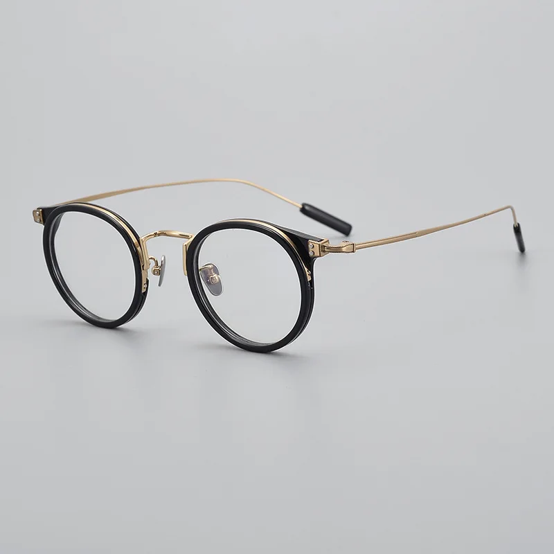 High quality round acetate glasses frame men women Luxury brand designer optical Myopia prescription fashion eyeglasses
High quality round acetate glasses frame men women Luxury brand designer optical Myopia prescription fashion eyeglasses