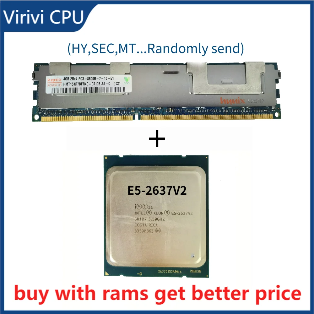 Серверная оперативная память DDR3 4G с радиатором 1066 МГц с процессором E5-2637V 2 3,50 ГГц 15 Мб 130 Вт 4-ядерный LGA2011
Серверная оперативная память DDR3 4G с радиатором 1066 МГц с процессором E5-2637V 2 3,50 ГГц 15 Мб 130 Вт 4-ядерный LGA2011