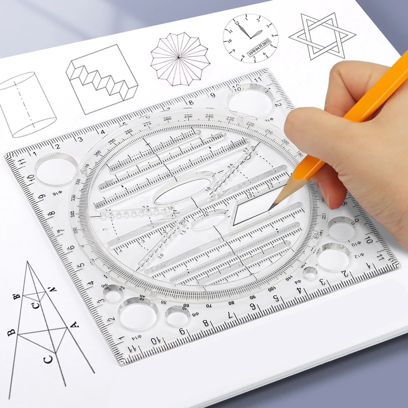 Multifunctional Drawing Geometric Ruler Oval Pattern Arch Design Construction Architectural Drawing Ruler Student Stationery
Multifunctional Drawing Geometric Ruler Oval Pattern Arch Design Construction Architectural Drawing Ruler Student Stationery