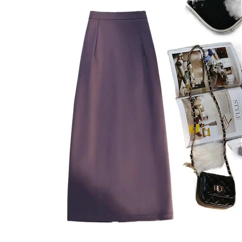 Ladies Skirt Pencil MIDI Spring 2022 Korean Style Office Ladies Back Slit Zipper Skirt
Ladies Skirt Pencil MIDI Spring 2022 Korean Style Office Ladies Back Slit Zipper Skirt