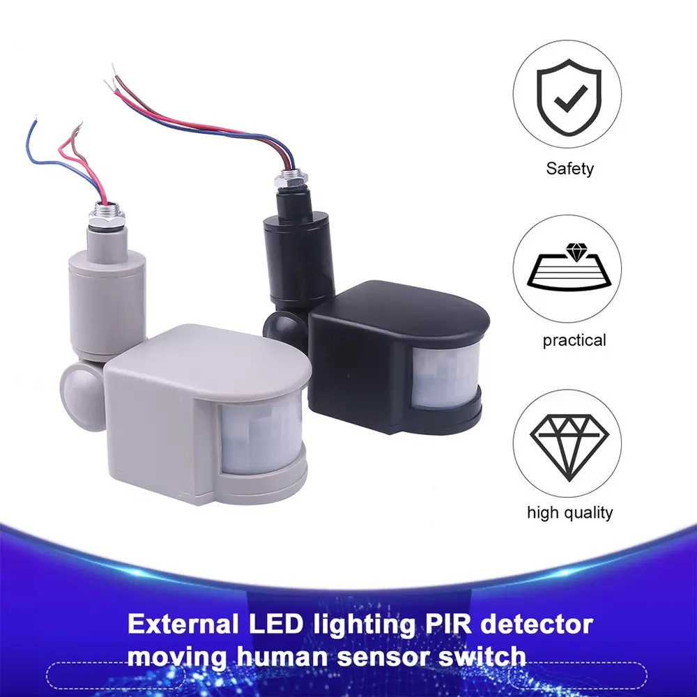 12V/220V Infrared PIR Motion Sensor 180 Degree Wall Light Switch Body Sensor Intelligent Sensor Switch Latest
12V/220V Infrared PIR Motion Sensor 180 Degree Wall Light Switch Body Sensor Intelligent Sensor Switch Latest