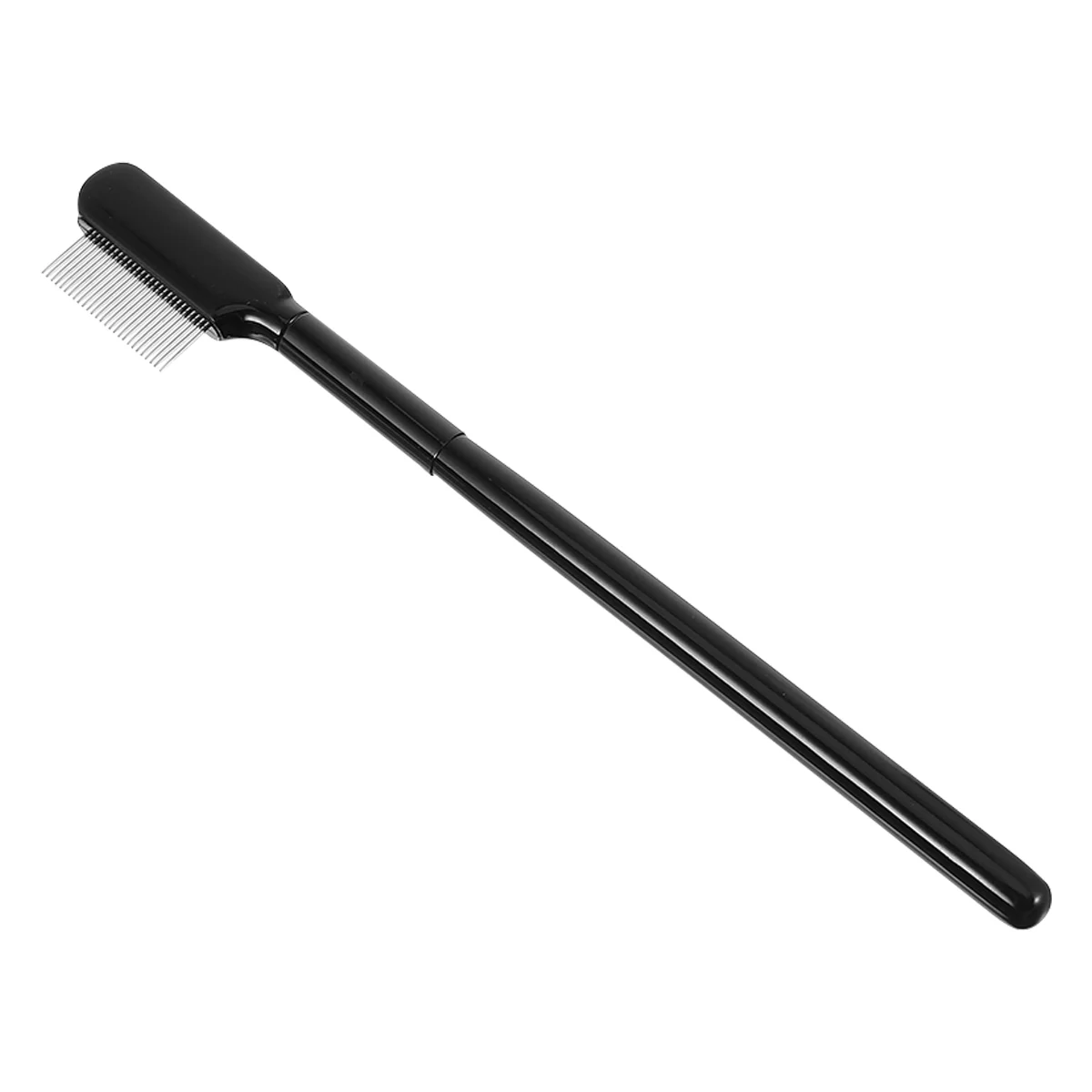 

Black Metal Eyelash Comb Brow Long Handle Eyebrow Grooming Tool Single-sided Brush Mascara Brushes Miss Makeup Tools