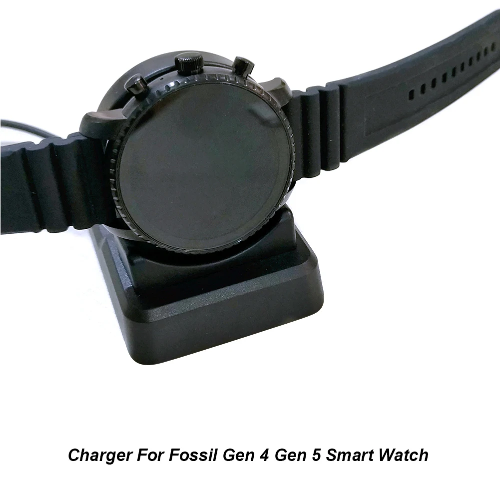 

Вертикальная подставка из АБС-пластика, адаптер для зарядки, защита от царапин, простое Беспроводное зарядное устройство для умных часов Fossil Gen 4 5