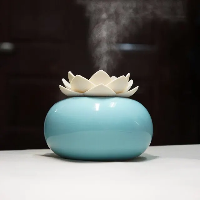 200ML Fast Delivery Ceramic Ultrasonic Aroma Humidifier Air Diffuser Simplicity Lotus Purifier Atomizer Essential Oil Diffuser
200ML Fast Delivery Ceramic Ultrasonic Aroma Humidifier Air Diffuser Simplicity Lotus Purifier Atomizer Essential Oil Diffuser