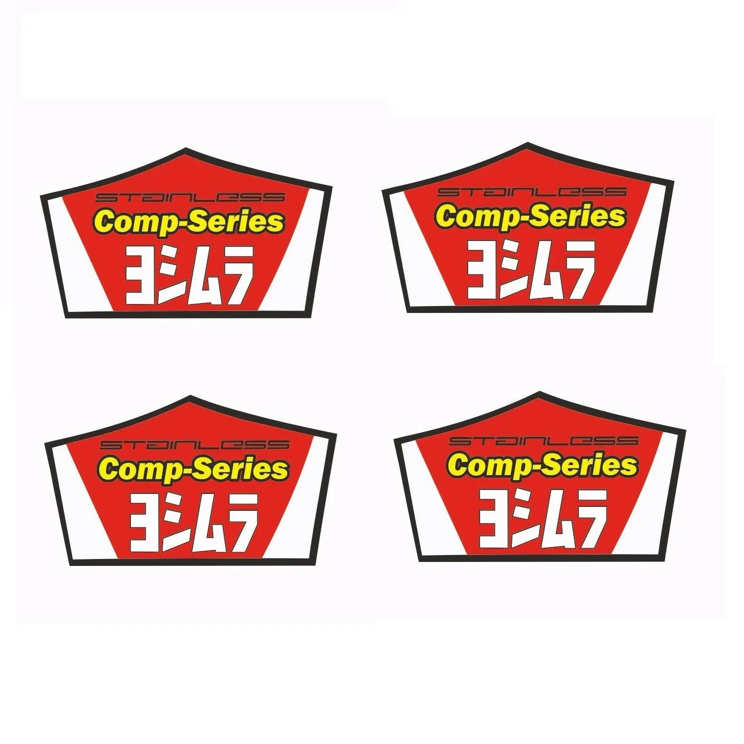Yoshimura NEW Exhaust Muffler Decal RS-2 Comp Series Replacement Sticker 4pcs
Yoshimura NEW Exhaust Muffler Decal RS-2 Comp Series Replacement Sticker 4pcs