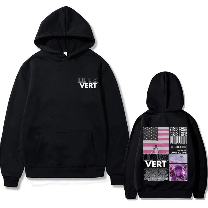 Limited Edition Rapper Lil Uzi Vert Pink Tape Graphic Hoodie Male Streetwear Unisex Hoodies Men Hip Hop Rap Oversized Sweatshirt
Limited Edition Rapper Lil Uzi Vert Pink Tape Graphic Hoodie Male Streetwear Unisex Hoodies Men Hip Hop Rap Oversized Sweatshirt