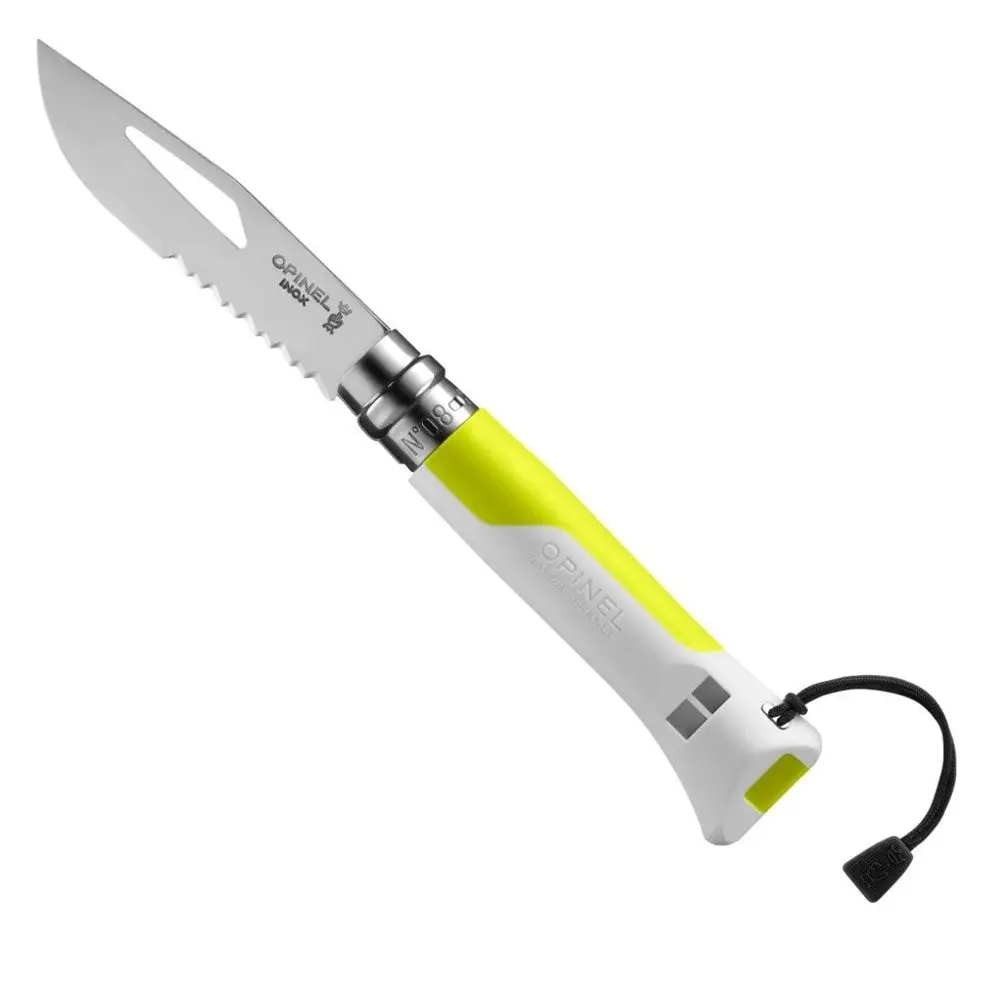 Opinel No 8 Outdoor (white-yellow) stainless Steel Folding Pocket Knife Polymer Handle Camping Hiking Trekking Outdoor Hunting
Opinel No 8 Outdoor (white-yellow) stainless Steel Folding Pocket Knife Polymer Handle Camping Hiking Trekking Outdoor Hunting