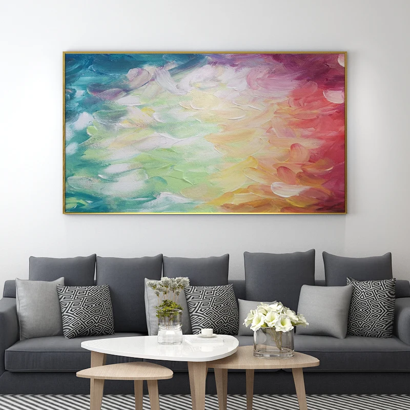 Handmade Colorful Abstract Oil Painting Thick Texture Wall Art Modern On Canvas For Living Room Home Decor Floor Mural Unframe
Handmade Colorful Abstract Oil Painting Thick Texture Wall Art Modern On Canvas For Living Room Home Decor Floor Mural Unframe