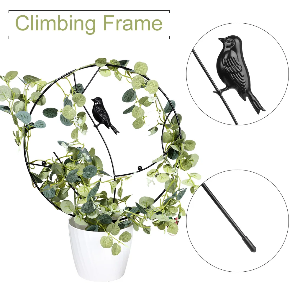Garden Plant Support Climbing Frame DIY Multi-shaped Iron Art Metal Indoor Outdoor Fixing Rod Stake Rack Garden Modeling
Garden Plant Support Climbing Frame DIY Multi-shaped Iron Art Metal Indoor Outdoor Fixing Rod Stake Rack Garden Modeling