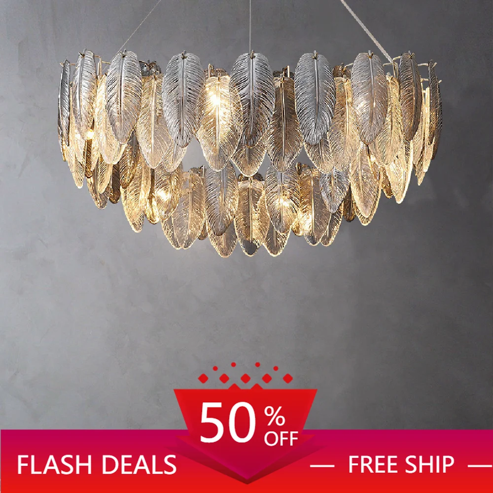 Роскошная стеклянная светодиодная люстра G9 с перьями, современная металлическая люстра золотого цвета для гостиной, светильник для фойе, с... 
Роскошная стеклянная светодиодная люстра G9 с перьями, современная металлическая люстра золотого цвета для гостиной, светильник для фойе, с...