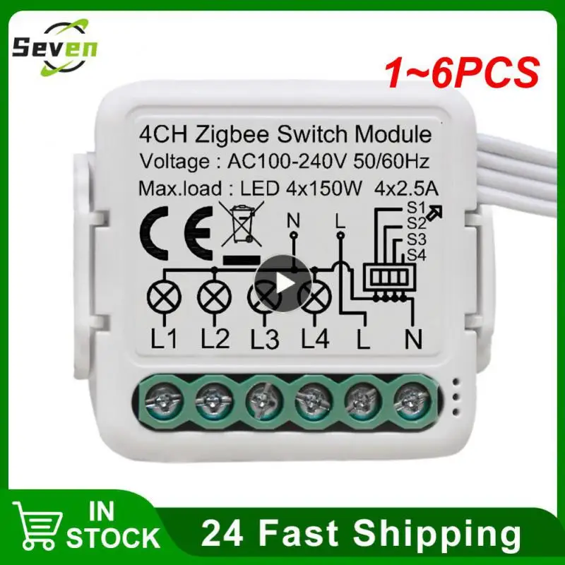 Модуль переключателя Tuya Smart ZigBee 3,0, 1-6 шт., 10 А, умный дом, «сделай сам», выключатель 1, 2, 3, 4 клавиши, поддержка 2-стороннего управления, работает с Alexa
Модуль переключателя Tuya Smart ZigBee 3,0, 1-6 шт., 10 А, умный дом, «сделай сам», выключатель 1, 2, 3, 4 клавиши, поддержка 2-стороннего управления, работает с Alexa