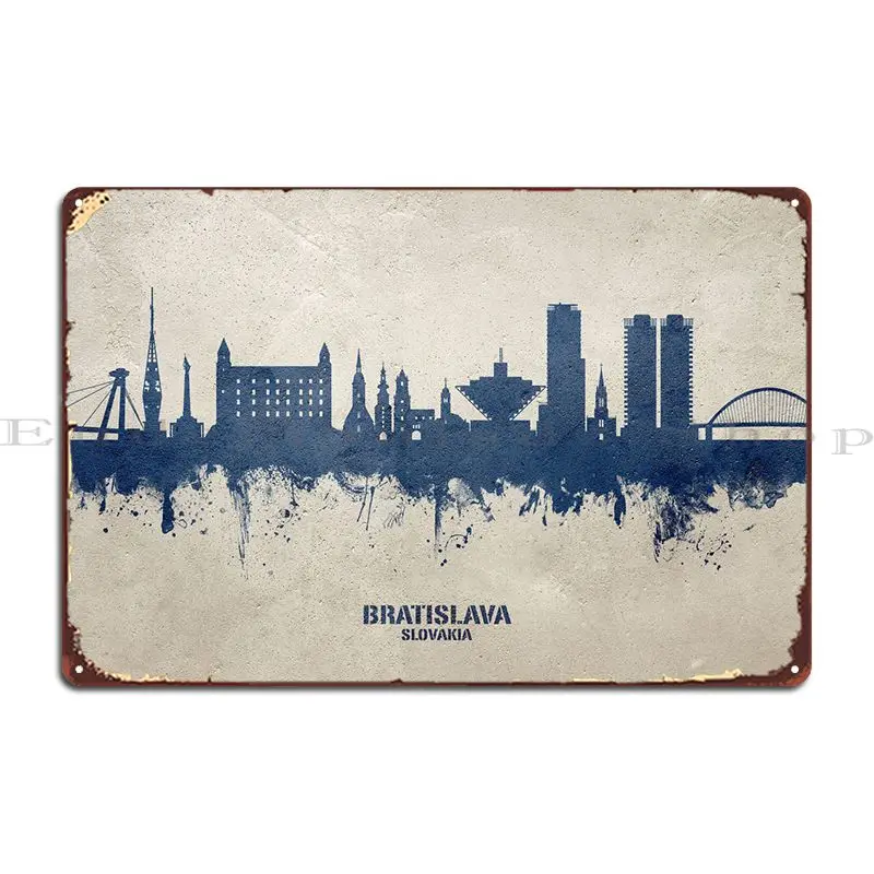 Bratislava Skyline Metal Sign Design Club Decoration Printing Vintage Tin Sign Poster
Bratislava Skyline Metal Sign Design Club Decoration Printing Vintage Tin Sign Poster