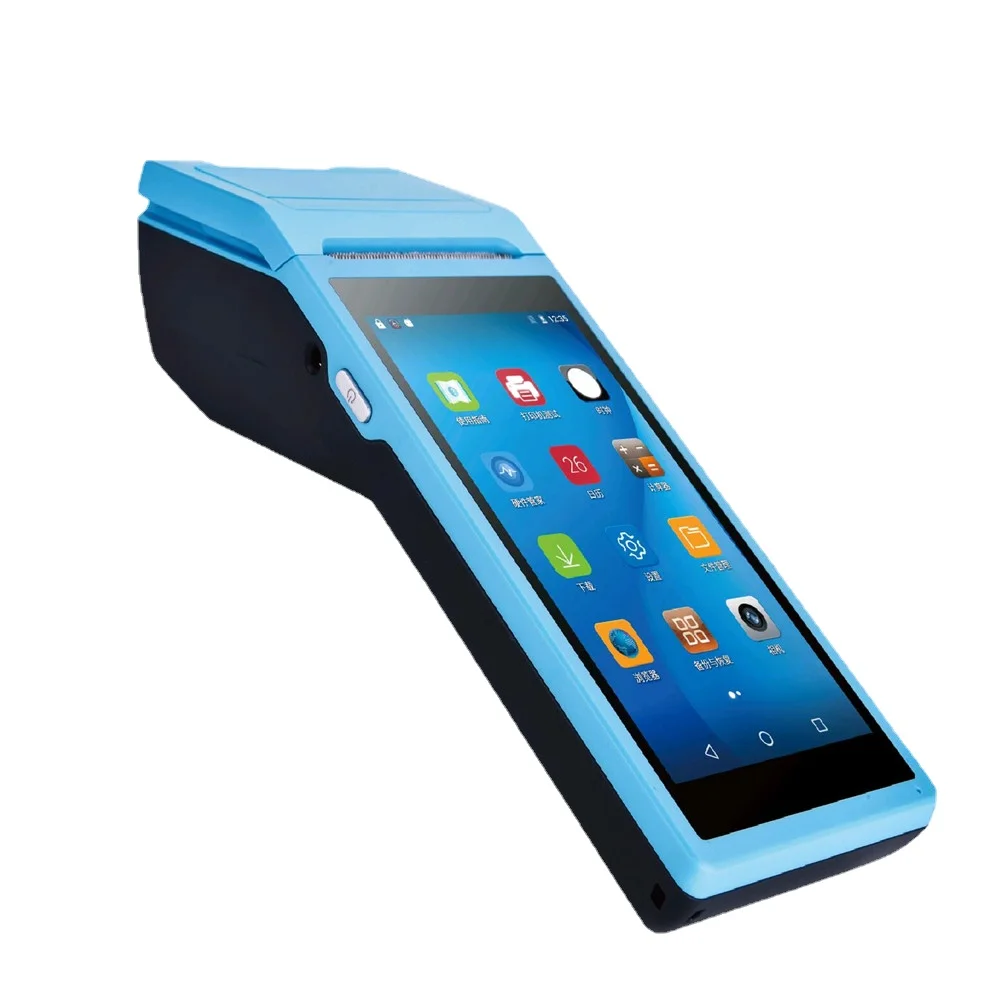 Android 8.1 POS Terminal PDA with Wireless BT& Wifi Android System with Thermal Printer Built-in and Barcode Scanner
Android 8.1 POS Terminal PDA with Wireless BT& Wifi Android System with Thermal Printer Built-in and Barcode Scanner