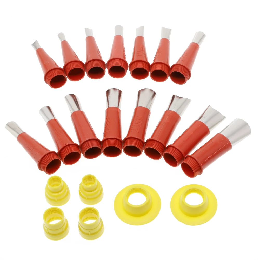 22 Pcs Stainless Steel Caulk Nozzle Applicator With Base Caulking Finisher Kitchen Bathroom Wall Sealant Nozzle Fill Kit
22 Pcs Stainless Steel Caulk Nozzle Applicator With Base Caulking Finisher Kitchen Bathroom Wall Sealant Nozzle Fill Kit