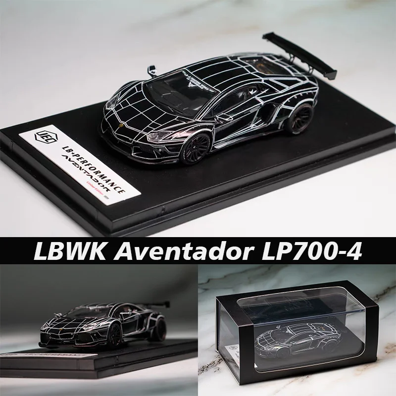 Модель автомобиля JEC 1:64 LBWK LP700 Black Crackle из сплава, коллекционная Миниатюрная игрушка
Модель автомобиля JEC 1:64 LBWK LP700 Black Crackle из сплава, коллекционная Миниатюрная игрушка