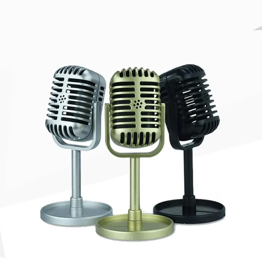 Simulation Props Microphone Vintage Classic Dynamic Vocal KTV Mic Universal Stand Live Performance Karaoke Studio Recording
Simulation Props Microphone Vintage Classic Dynamic Vocal KTV Mic Universal Stand Live Performance Karaoke Studio Recording