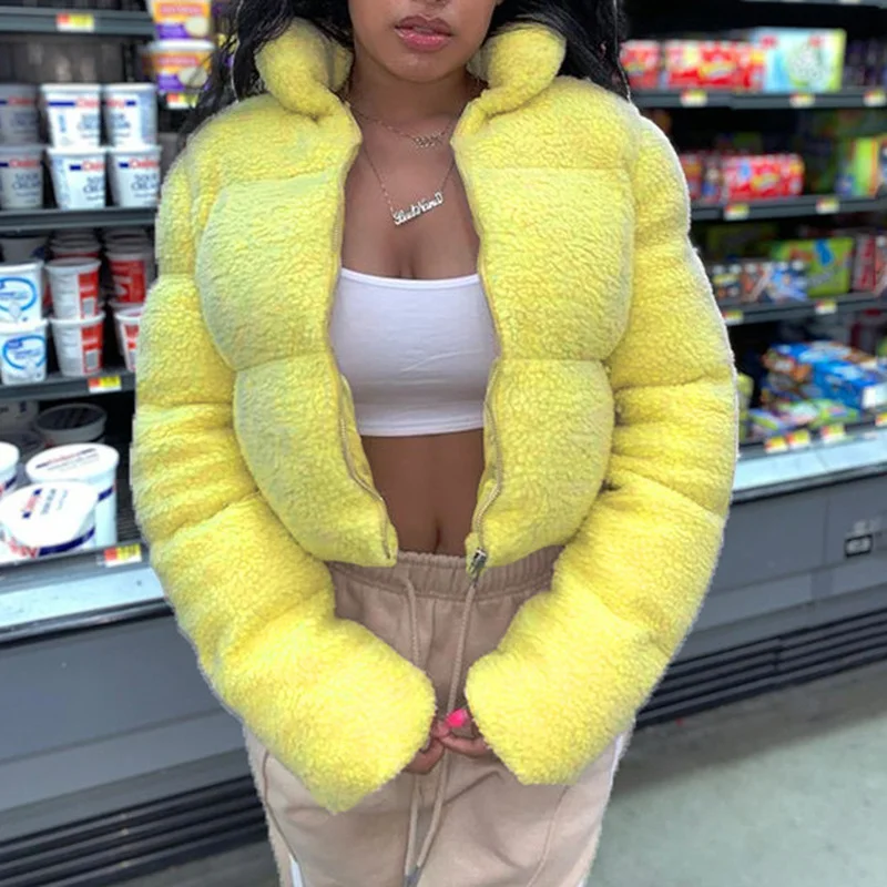 Bubble Coats 2021 Winter Solid Cotton Overcoat Women Fashion Cropped Puffer Thickened Jackets Casual Outwear Tops Parkas Female
Bubble Coats 2021 Winter Solid Cotton Overcoat Women Fashion Cropped Puffer Thickened Jackets Casual Outwear Tops Parkas Female