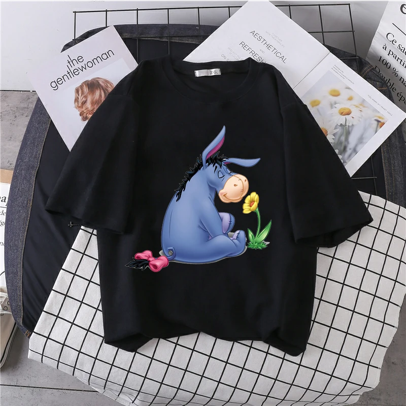 Disney Kawaii Pooh Eeyore Black T Shirt Cartoon T-shirt Funny Cute Anime Shirt Tshirt Female 2022 Summer Tee Top Harajuku Casual
Disney Kawaii Pooh Eeyore Black T Shirt Cartoon T-shirt Funny Cute Anime Shirt Tshirt Female 2022 Summer Tee Top Harajuku Casual