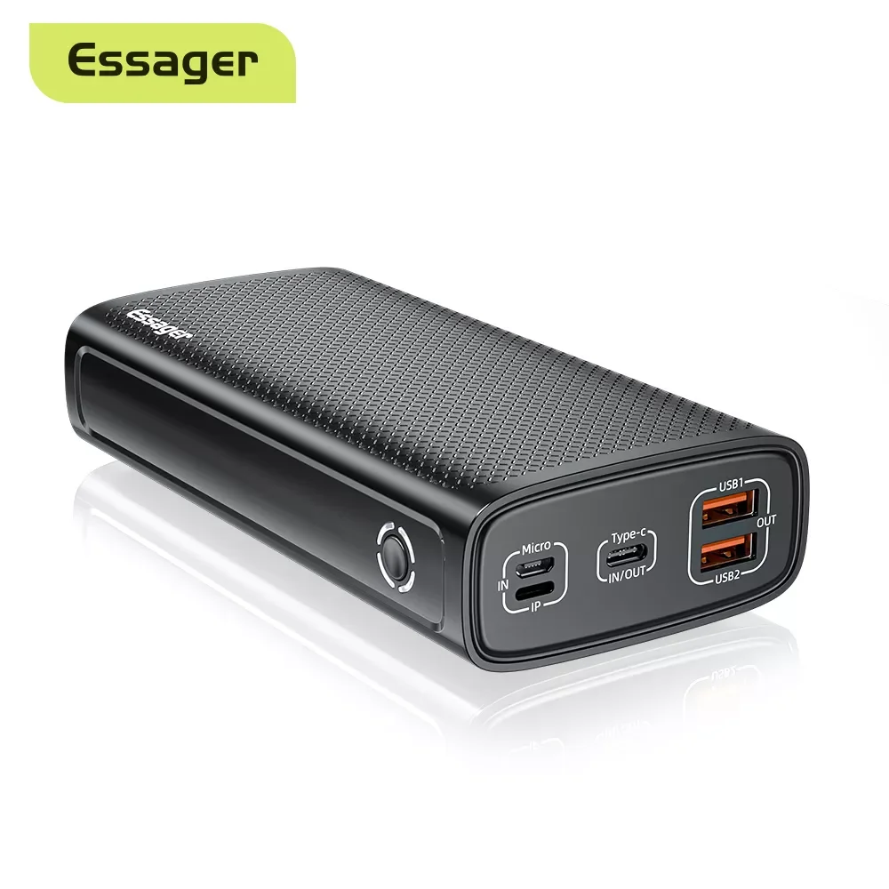 2023NEW Essager 22.5w Power Bank 30000mAh QC3.0 Super Fast Charging Portable Powerbank External Battery Charger For iPhone 13 11
2023NEW Essager 22.5w Power Bank 30000mAh QC3.0 Super Fast Charging Portable Powerbank External Battery Charger For iPhone 13 11