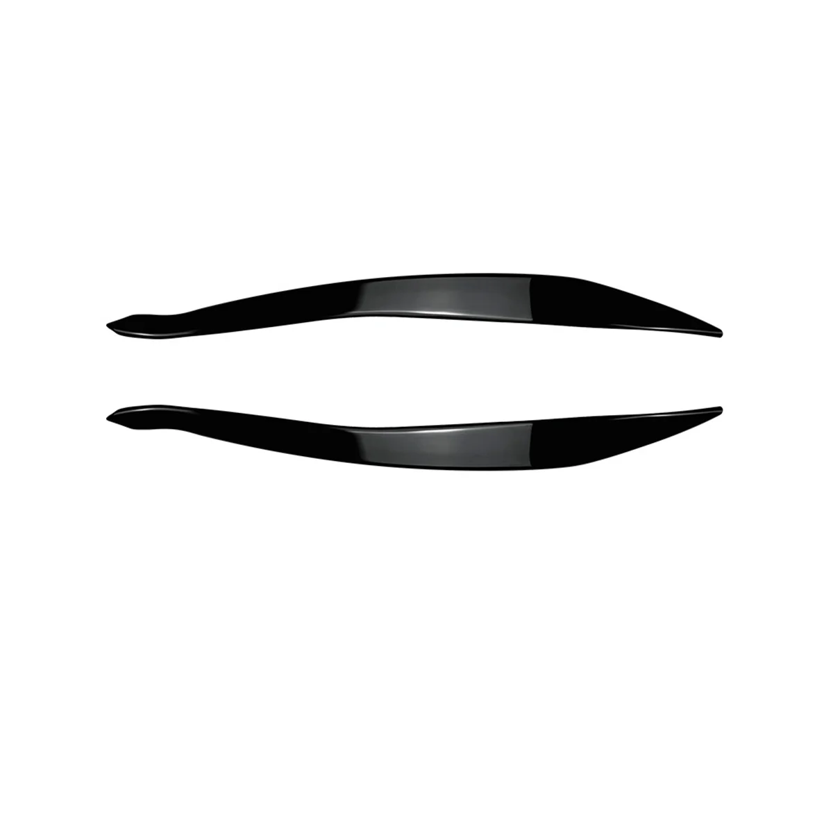 For BMW 5Series F10 F11 Later Stage 15-17 Glossy Black Front Headlight Cover Garnish Strip Eyebrow Cover Trim Sticker
For BMW 5Series F10 F11 Later Stage 15-17 Glossy Black Front Headlight Cover Garnish Strip Eyebrow Cover Trim Sticker
