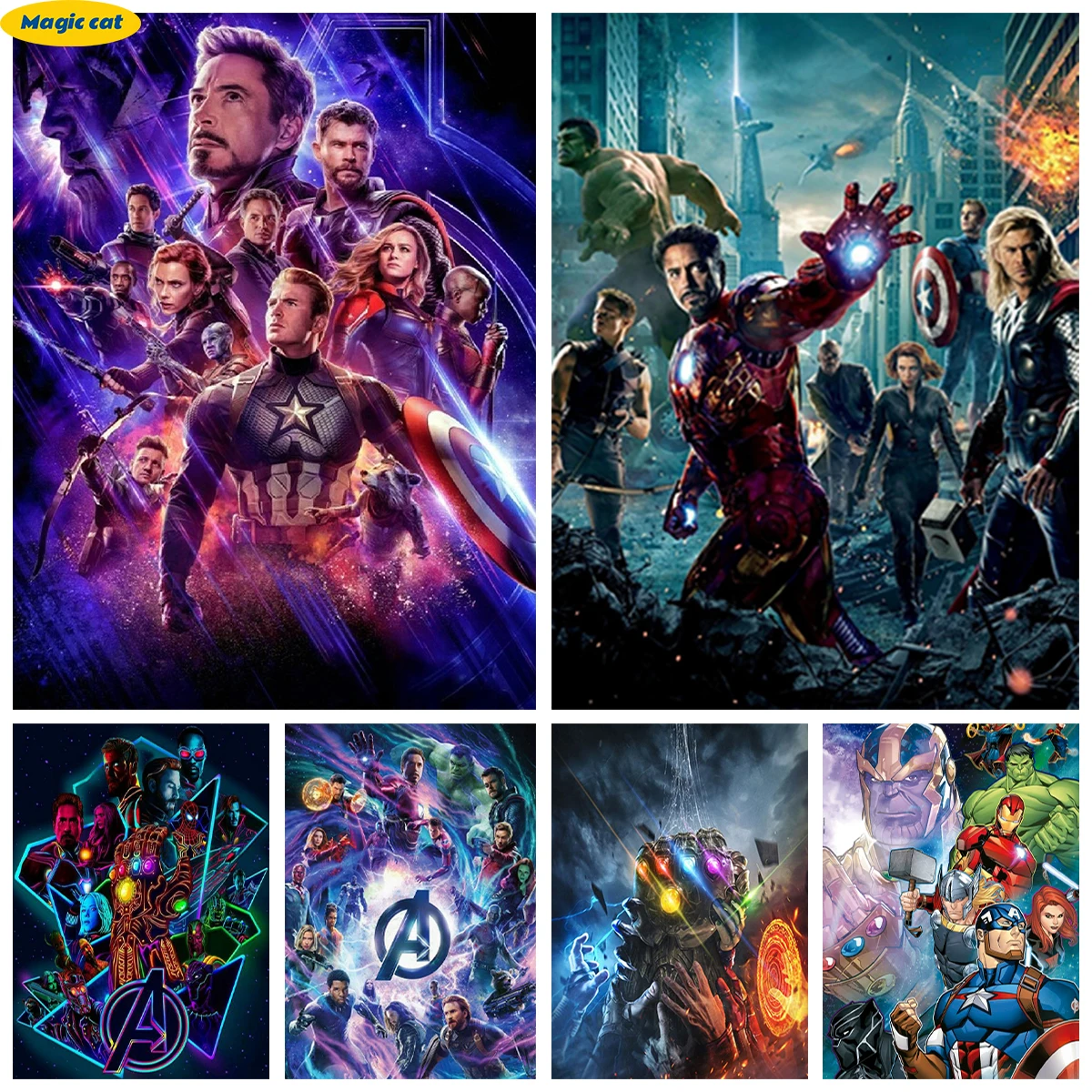 The Avengers 5D Diamond Embroidery Superhero All series Hand Diamond Painting Rhinestone Cross Stitch Mosaic Home Decor Kid Gift
The Avengers 5D Diamond Embroidery Superhero All series Hand Diamond Painting Rhinestone Cross Stitch Mosaic Home Decor Kid Gift