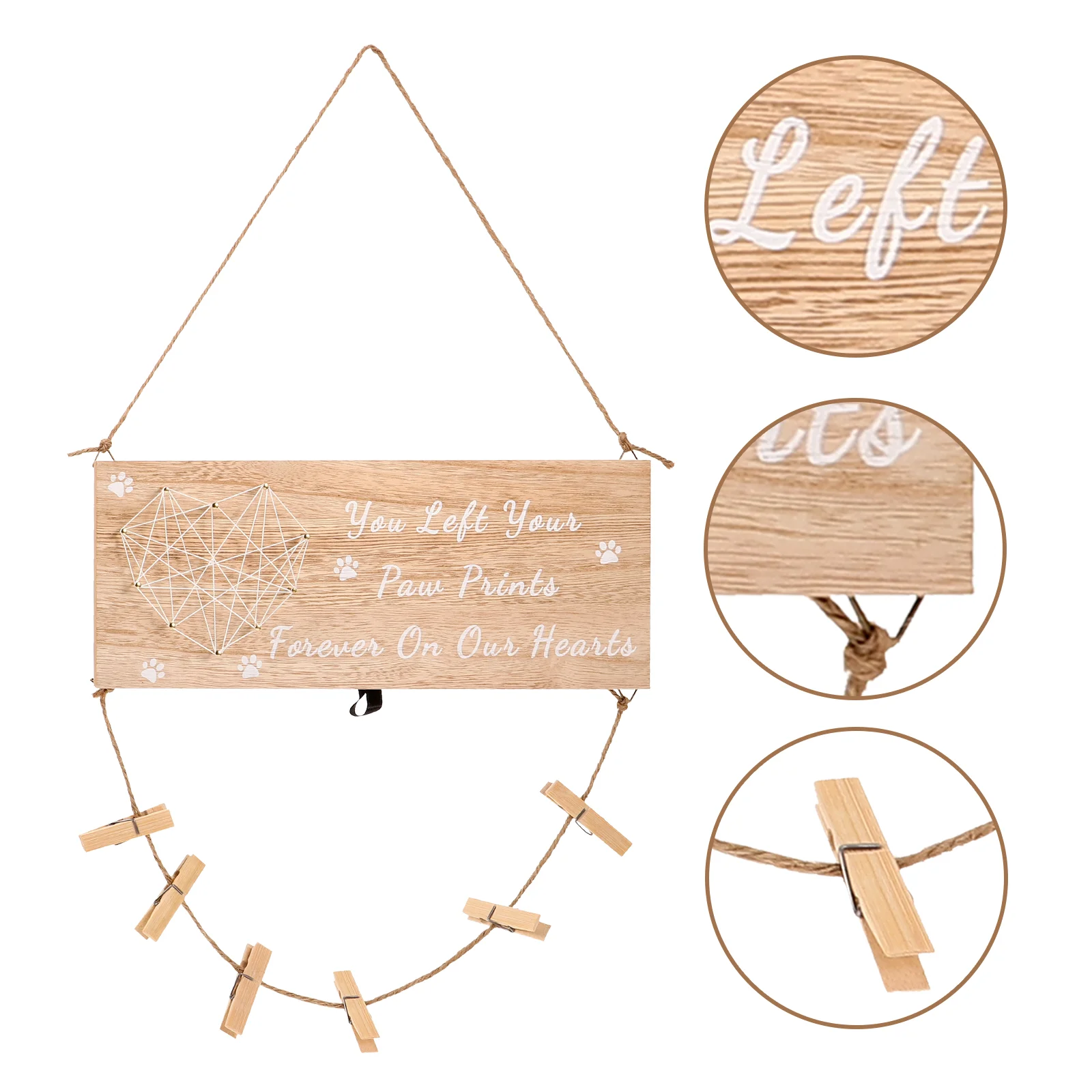 Wooden Photo Frame Picture Holder For Wall Display Hanging Birthday Party Supplies Decorations Clips Shelf
Wooden Photo Frame Picture Holder For Wall Display Hanging Birthday Party Supplies Decorations Clips Shelf