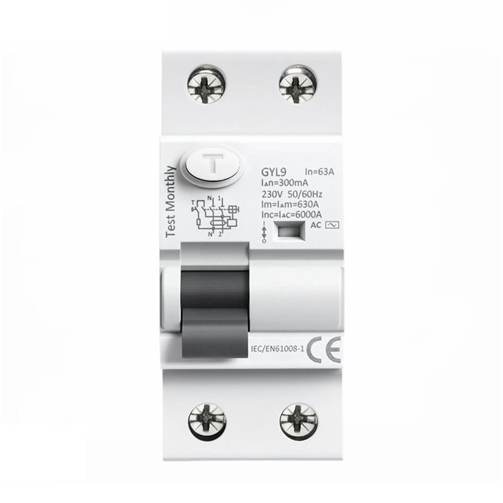 AC Type RCCB Electromagnetic Type Residual Current Circuit Breaker AC 2-Pole Short Circuit Leakage Protection Circuit Breaker
AC Type RCCB Electromagnetic Type Residual Current Circuit Breaker AC 2-Pole Short Circuit Leakage Protection Circuit Breaker