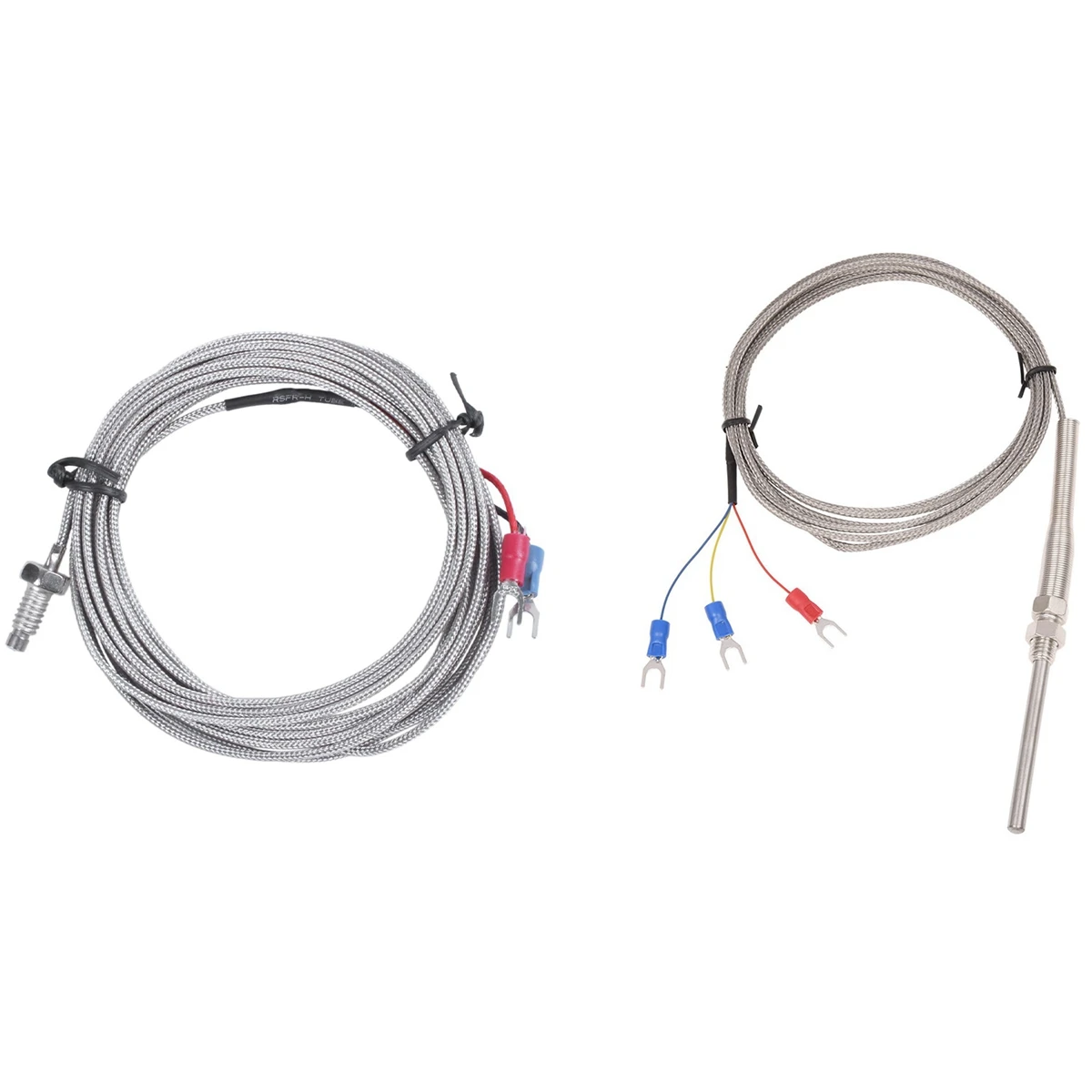 2 Pcs K Type Thermocouple Temperature Controller 0-400C Sensor Probe, 2 Meter & 3 Meter
2 Pcs K Type Thermocouple Temperature Controller 0-400C Sensor Probe, 2 Meter & 3 Meter