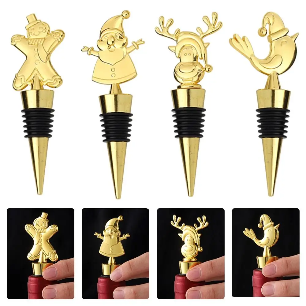 4PCS New Elk Gingerbread Man Kitchen Gadgets Christmas Wine Stopper Bottle Stopper Wine Sealer Bar Accessories
4PCS New Elk Gingerbread Man Kitchen Gadgets Christmas Wine Stopper Bottle Stopper Wine Sealer Bar Accessories
