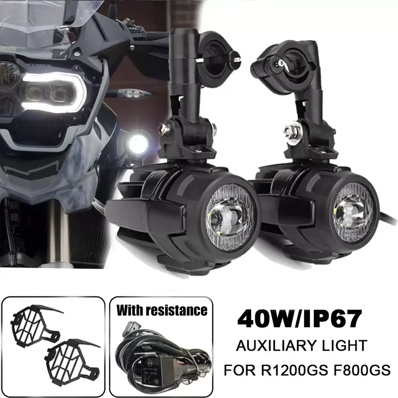NEW2023 R1200GS 40W Motorcycle LED Fog Lights Auxiliary Assembliy For BMW R1200GS F850GS F750GS F 850GS 750GS 1250GS GS LC Adven
NEW2023 R1200GS 40W Motorcycle LED Fog Lights Auxiliary Assembliy For BMW R1200GS F850GS F750GS F 850GS 750GS 1250GS GS LC Adven