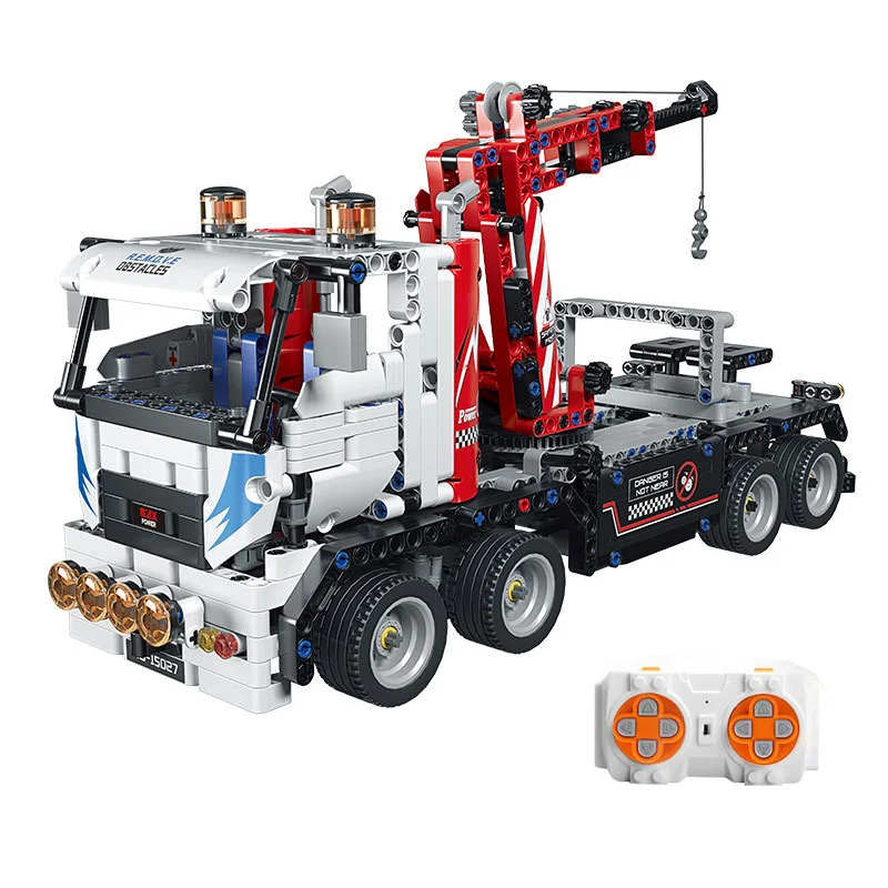 938 Piece Bricks RC Heavy-Duty Tow Truck Model Building Blocks Remote Control technical car Raptor Car Toys 42126
938 Piece Bricks RC Heavy-Duty Tow Truck Model Building Blocks Remote Control technical car Raptor Car Toys 42126