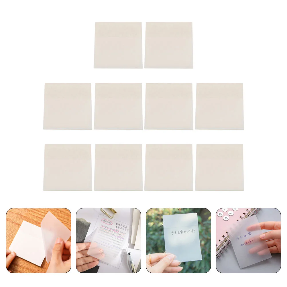 Memo Notes Pads Adhesive Stickersnote Pad Sticky Clear Office School Mini Transparent Function Through Compact Household See
Memo Notes Pads Adhesive Stickersnote Pad Sticky Clear Office School Mini Transparent Function Through Compact Household See