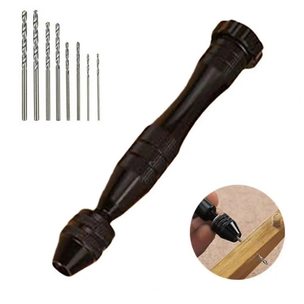 Hole Puncher Useful High Precision Black Jewelry Watch Repair Manual Twisting Drill for Carpentry
Hole Puncher Useful High Precision Black Jewelry Watch Repair Manual Twisting Drill for Carpentry