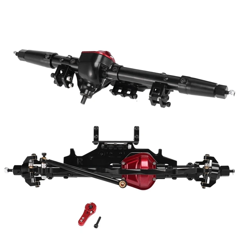 RC Car CNC Metal Front And Rear Axle With Servo Mount For Axial Wraith 90018 RR10 1/10 RC Crawler Car Parts
RC Car CNC Metal Front And Rear Axle With Servo Mount For Axial Wraith 90018 RR10 1/10 RC Crawler Car Parts