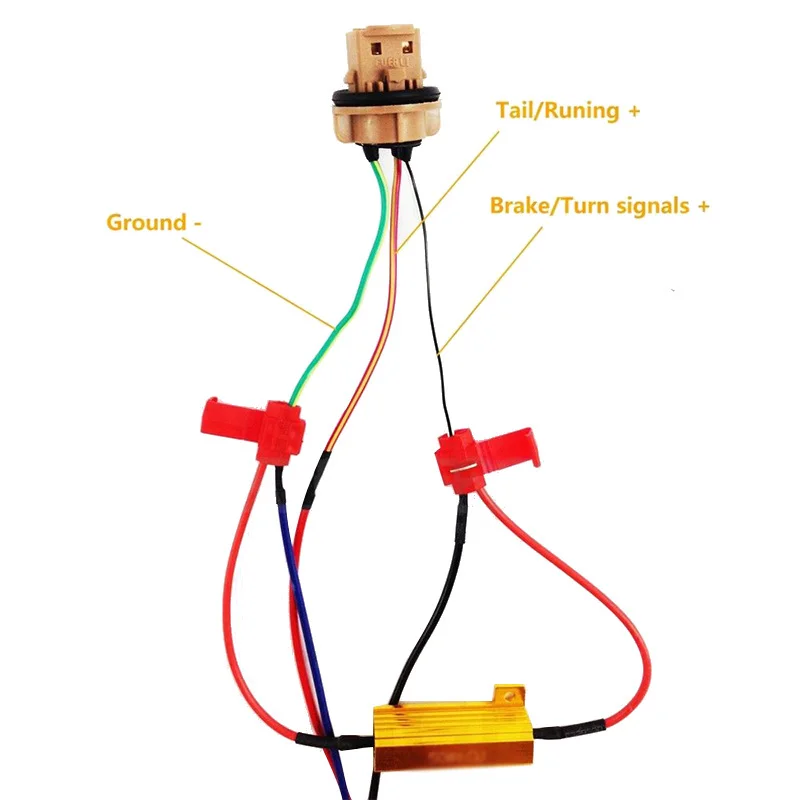 Turn Signal T-taps Lights LED Load Resistors Tool blinking 50W 8ohm 12V-24V Accessories
Turn Signal T-taps Lights LED Load Resistors Tool blinking 50W 8ohm 12V-24V Accessories