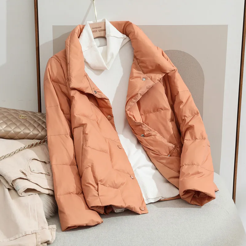 2022 New Winter Ultra Light Duck Down Coat Women Short Stand CollarJackets Slim Autumn Puffer Jacket Down Jacket Parkas
2022 New Winter Ultra Light Duck Down Coat Women Short Stand CollarJackets Slim Autumn Puffer Jacket Down Jacket Parkas