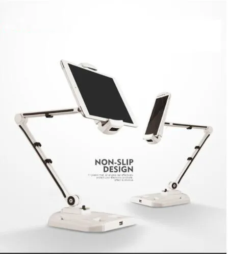 360 Full Rotation Foldable Aluminum Alloy 4.7-12.9 inch Tablet PC Holder/Smartphone Holder Stand with USB Port Charger Big Base
360 Full Rotation Foldable Aluminum Alloy 4.7-12.9 inch Tablet PC Holder/Smartphone Holder Stand with USB Port Charger Big Base