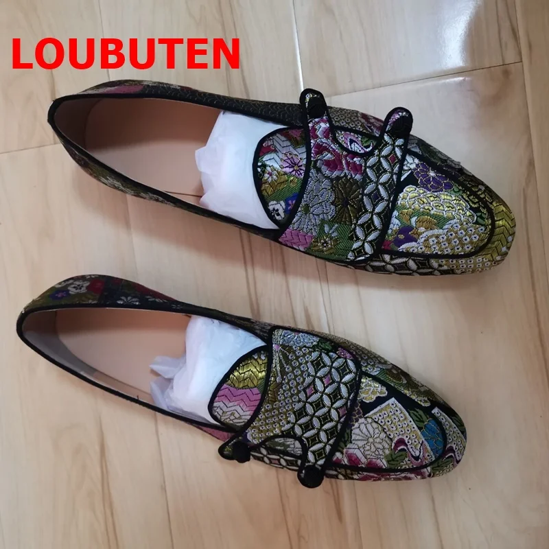 Лоферы LOUBUTEN мужские с вышивкой, жаккардовые мокасины ручной работы, повседневная обувь на двойном тонком ремешке
Лоферы LOUBUTEN мужские с вышивкой, жаккардовые мокасины ручной работы, повседневная обувь на двойном тонком ремешке