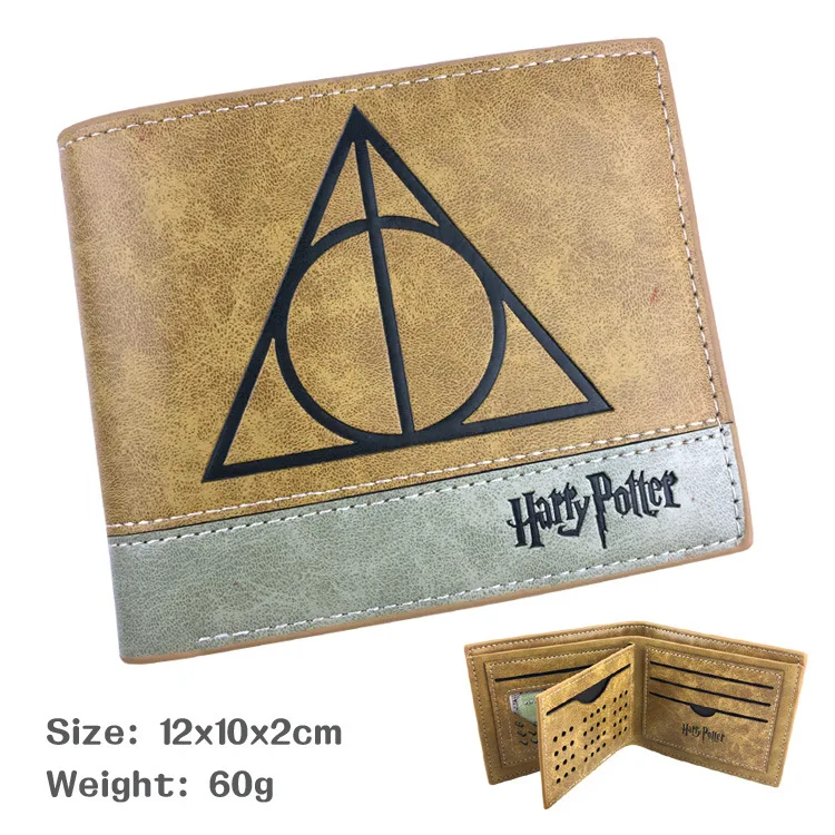 

Harry Potter Wallet Coin Purse 3D Full Color Peripheral Print Gryffindor Slytherin Badge Wallets for Women Ladies Free Shipping