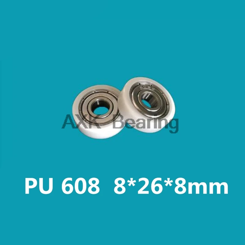 10pcs 8*26*8mm F type plane pulley M6 thread package nylon plastic POM 608 bearing pulley for 3D printer
10pcs 8*26*8mm F type plane pulley M6 thread package nylon plastic POM 608 bearing pulley for 3D printer