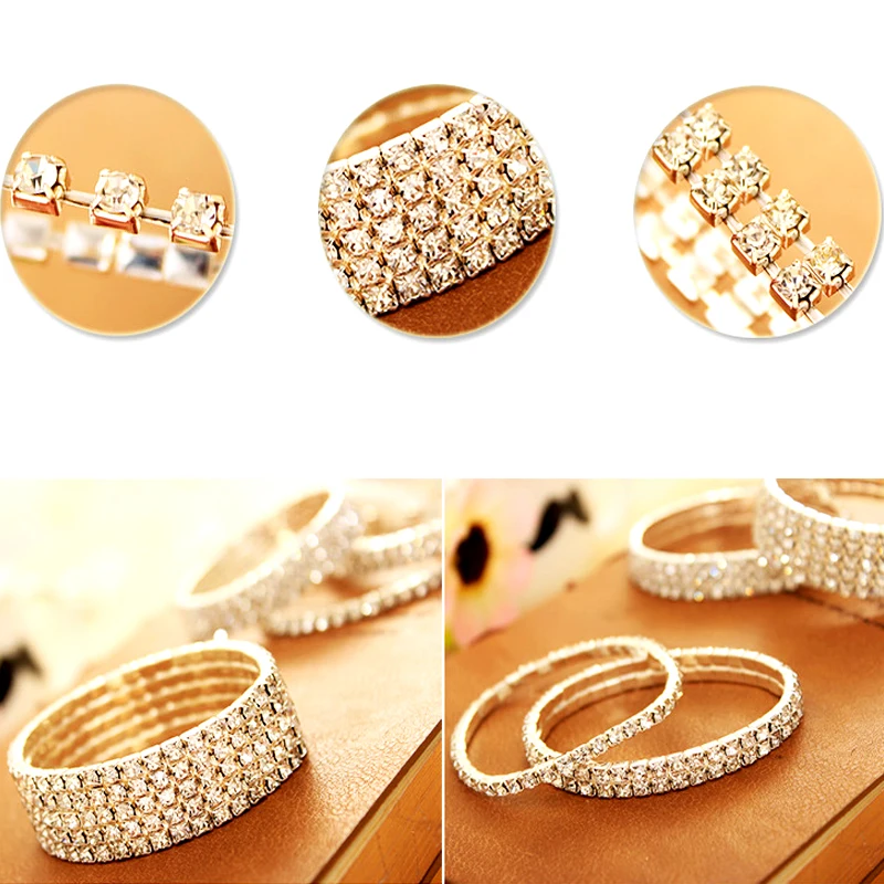 1PC New Crystal Rhinestone Stretch Bracelet Bangle Wristband Elastic Wedding Bridal Gift
1PC New Crystal Rhinestone Stretch Bracelet Bangle Wristband Elastic Wedding Bridal Gift