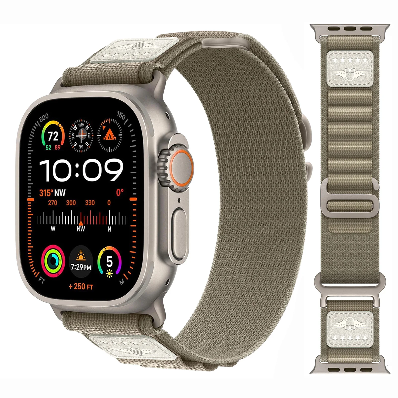 Ремешок Alpine для Apple Watch ultra 2 Band, нейлоновый браслет для iWatch series 9 7 6 5 4 3 8 se, 49 мм 44 мм 40 мм 45 мм 41 мм 42 мм 38 мм
Ремешок Alpine для Apple Watch ultra 2 Band, нейлоновый браслет для iWatch series 9 7 6 5 4 3 8 se, 49 мм 44 мм 40 мм 45 мм 41 мм 42 мм 38 мм