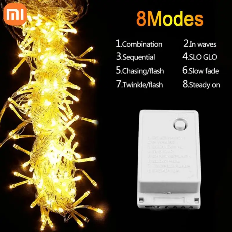 XIAOMI 8Mode Light 96LED Fairy String Lights Outdoor Waterproof Eaves Decor 3.5m For Christmas Holiday Outdoor Curtain Wedding
XIAOMI 8Mode Light 96LED Fairy String Lights Outdoor Waterproof Eaves Decor 3.5m For Christmas Holiday Outdoor Curtain Wedding