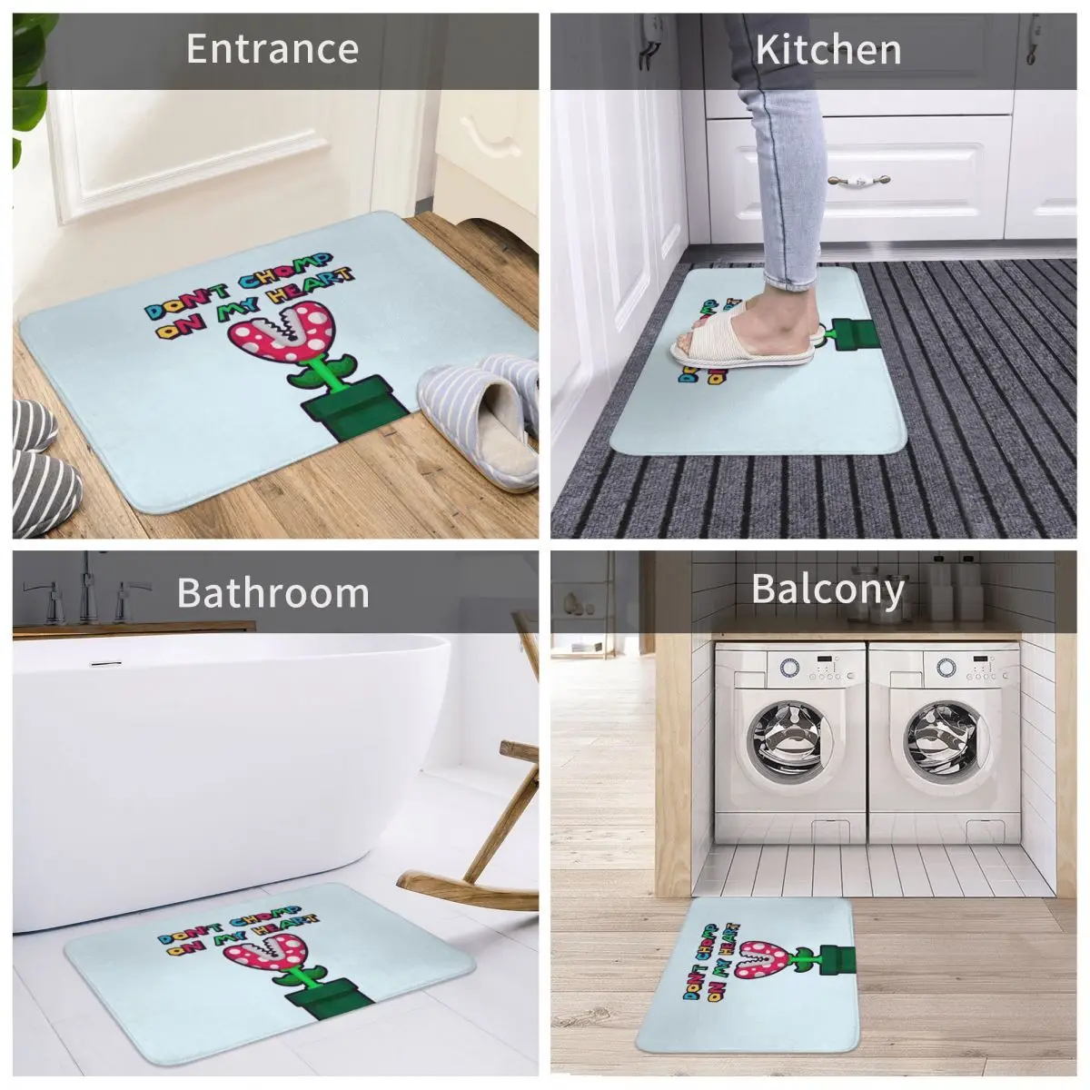 Piranha Plant Retro Gaming Valentine Bath Door Mat Logo Rug Carpet Decor Entrance Living Room Home Kitchen Bedroom Removal Art
Piranha Plant Retro Gaming Valentine Bath Door Mat Logo Rug Carpet Decor Entrance Living Room Home Kitchen Bedroom Removal Art