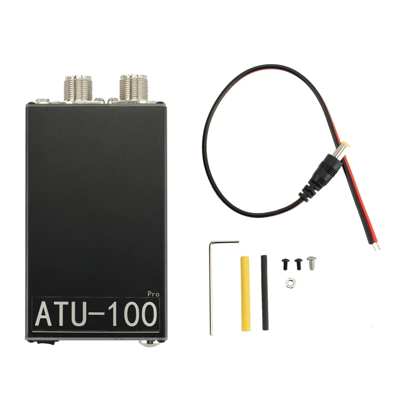ATU-100 PRO Automatic Antenna Tuner 1.8Mhz-30Mhz OLED Display Battery Inside for 10W To 100W Shortwave Radio Station
ATU-100 PRO Automatic Antenna Tuner 1.8Mhz-30Mhz OLED Display Battery Inside for 10W To 100W Shortwave Radio Station